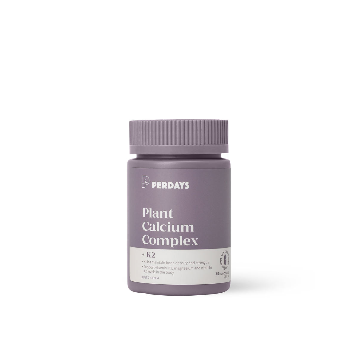 Perdays PERDAYS PLANT CALCIUM COMPLEX + K2 60T
