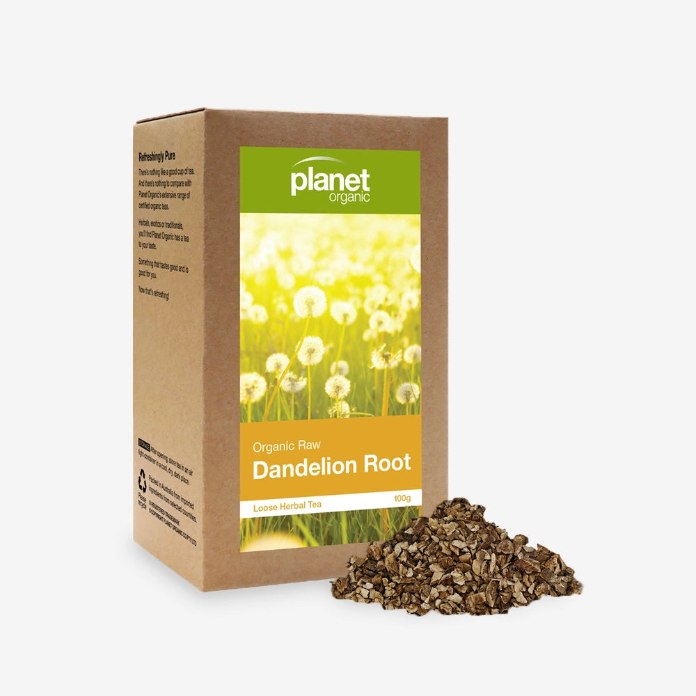 Planet Organic Planet Organic Organic Herbal Tea Dandelion Root (Raw) Loose Leaf 100g