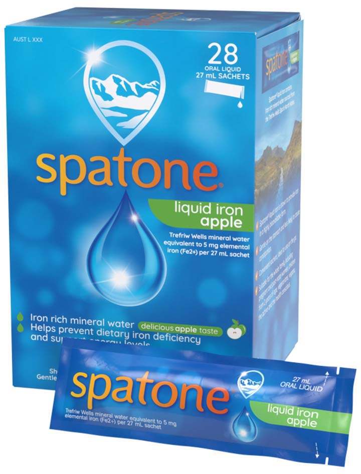 Spatone Apple with Vitamin C Liquid Iron 28 x 25mL Sachets