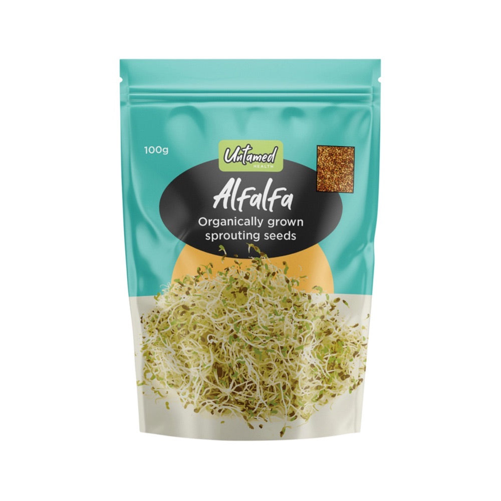 Untamed Health Alfalfa Sprouting Seeds 100g