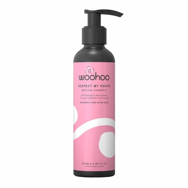 Woohoo Body Respect My Roots Natural Shampoo 250 mL Pump