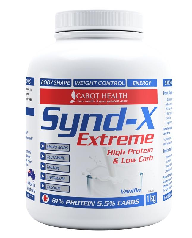 Cabot Health Cabot Health Synd-X Extreme (High Protein & Low Carb) Vanilla 1kg