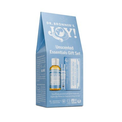 Dr Bronners DR. BRONNERS JOY UNSCENTED ESSENTIALS GIFT PACK