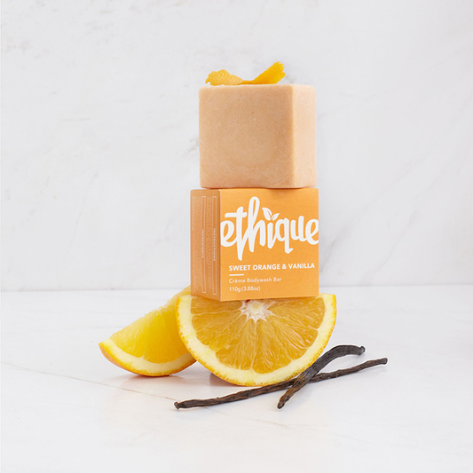 Ethique Bar Soap Uplifting Sweet Orange & Vanilla 120g  SELL THROUGH