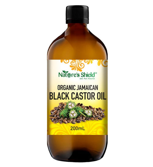 Natures Shield NATURES SHIELD ORGANIC JAMAICAN BLACK CASTOR OIL 200ML