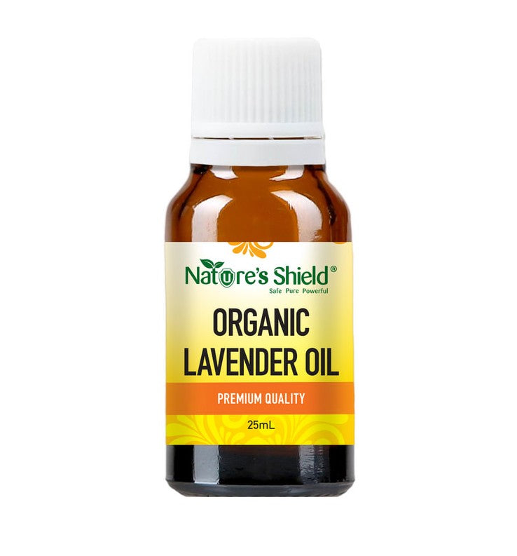 Natures Shield NATURES SHIELD ORGANIC ESSENTIAL OIL LAVENDER 25ML