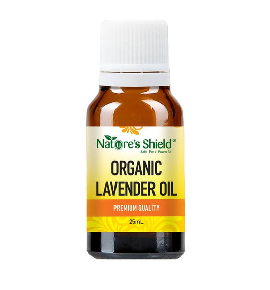Natures Shield NATURES SHIELD ORGANIC ESSENTIAL OIL LAVENDER 25ML