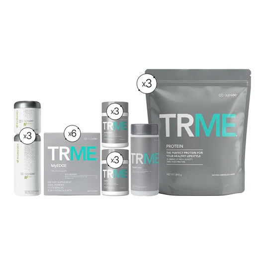 ageLOC® TRMe® 90-Day Kit (Chocolate TRMe Protein) with R²