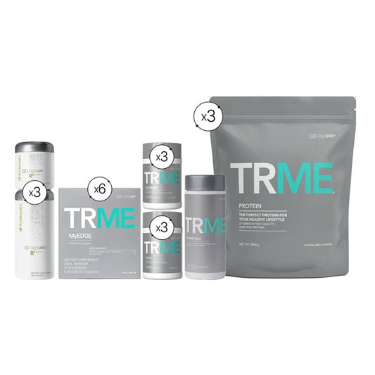 ageLOC® TRMe® 90-Day Kit (Vanilla TRMe Protein) with R²