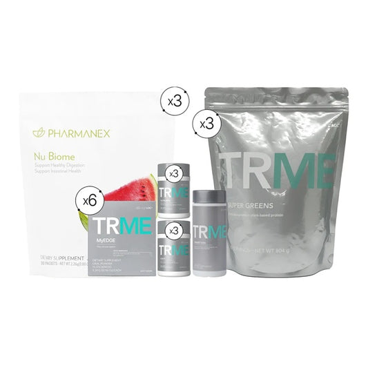 ageLOC® TRMe® 90-Day Kit (Super Greens) with Nu Biome®