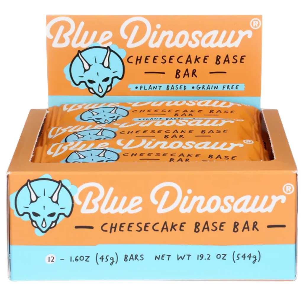 Blue Dinosaur Snack Bar Cheesecake Base 45g x 12 Display