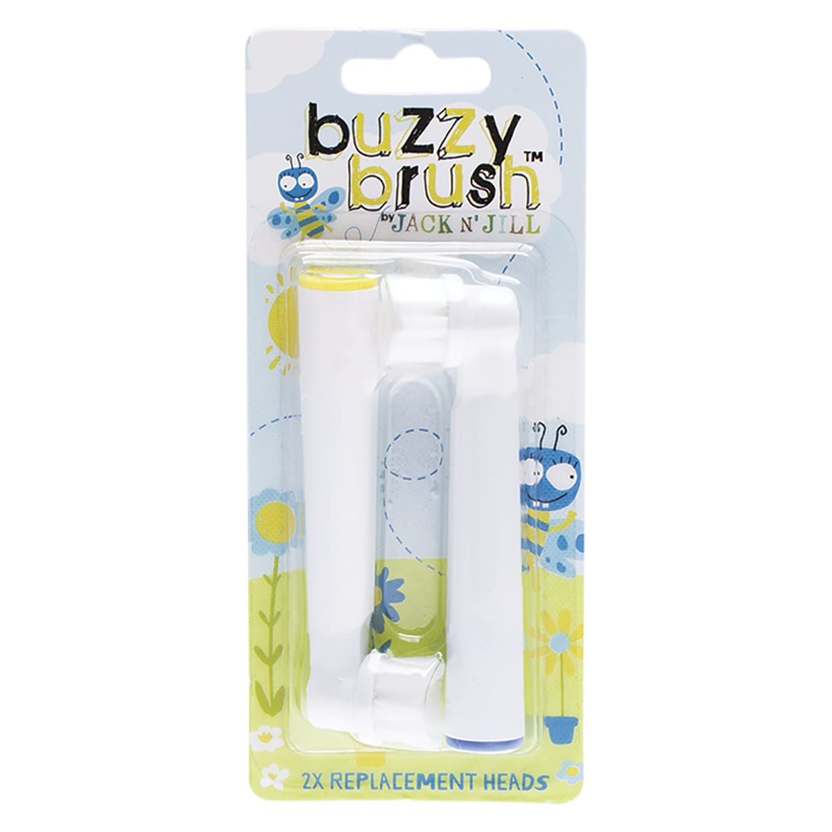 Jack N Jill Jack N Jill Buzzy Brush Replacement Heads for Electric Toothbrush x 2 Pack