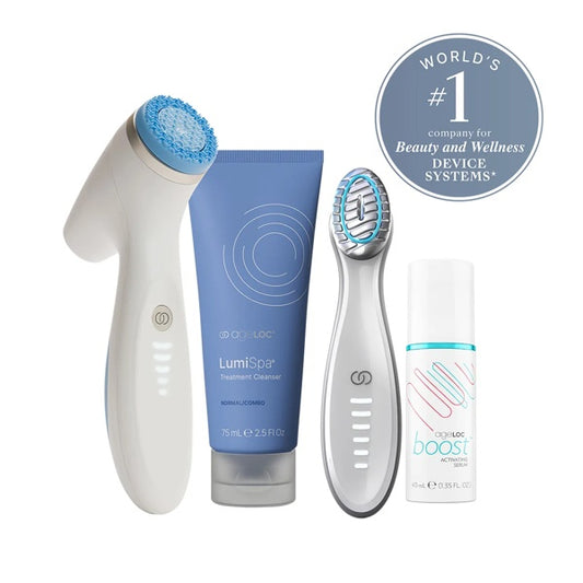 ageLOC® LumiSpa® iO & ageLOC Boost® Kit (Blue)