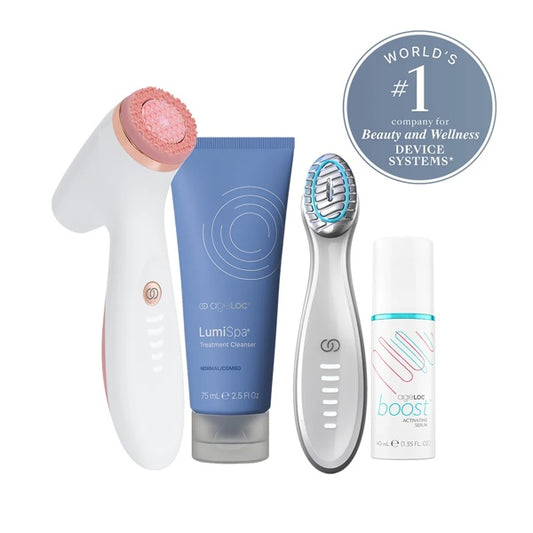 ageLOC® LumiSpa® iO & ageLOC Boost® Kit (Rose Gold)
