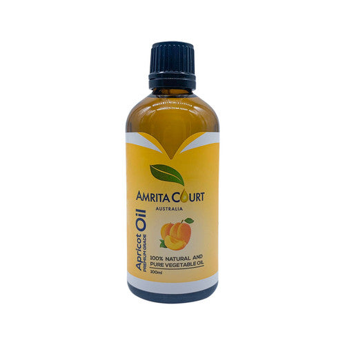 Amrita Court Amrita Court 100% Natural and Pure Vegetable Oil Apricot Oil Premium Grade 100ml SELL THROUGH