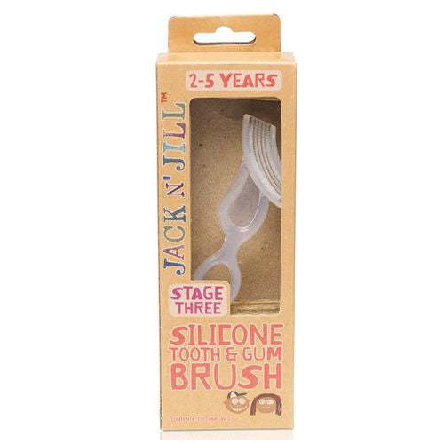 Jack N Jill Jack N Jill Silicone Tooth & Gum Brush Stage Three (2-5 years)