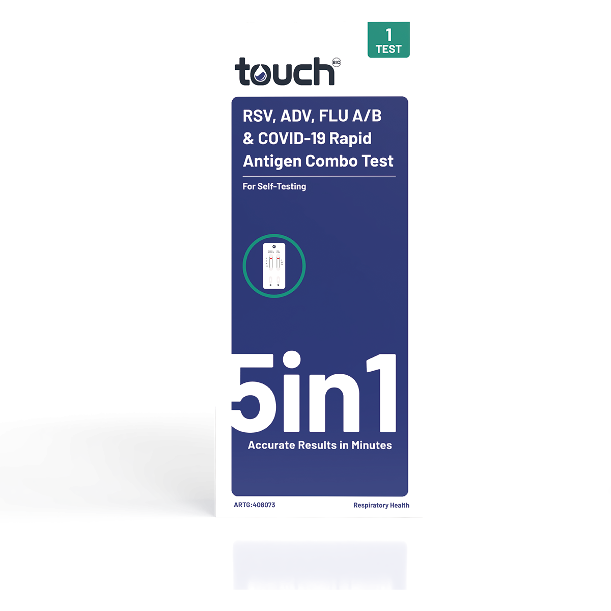 TOUCHBIO 5IN1 RSV ADV FLU A/B COVID RAPID ANTIGEN TEST NASAL