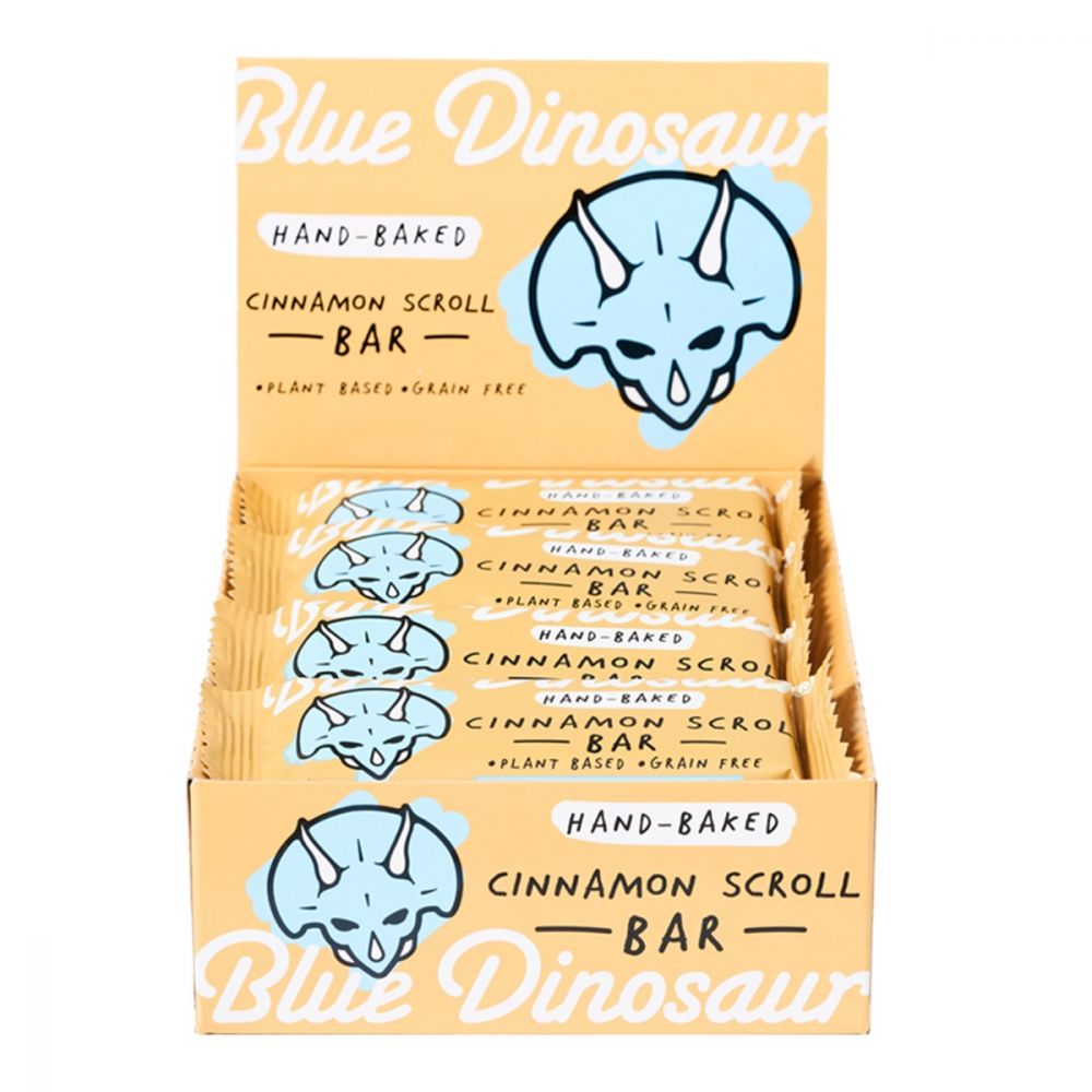 Blue Dinosaur Snack Bar Cheesecake Base 45g x 12 Display