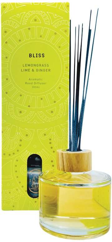 Distillery Distillery Fragrance House Reed Diffuser Bliss (Lemongrass Lime & Ginger) 200ml