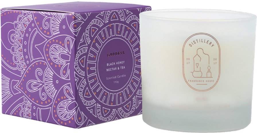 Distillery Distillery Fragrance House Soy Candle Goddess (Black Honey Nectar & Tea) 190g