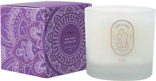 Distillery Distillery Fragrance House Soy Candle Goddess (Black Honey Nectar & Tea) 190g