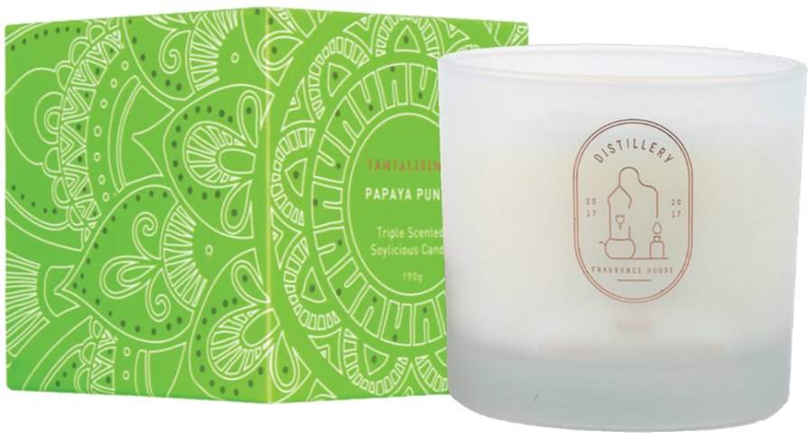Distillery Distillery Fragrance House Soy Candle Tantalising (Papaya Punch) 190g