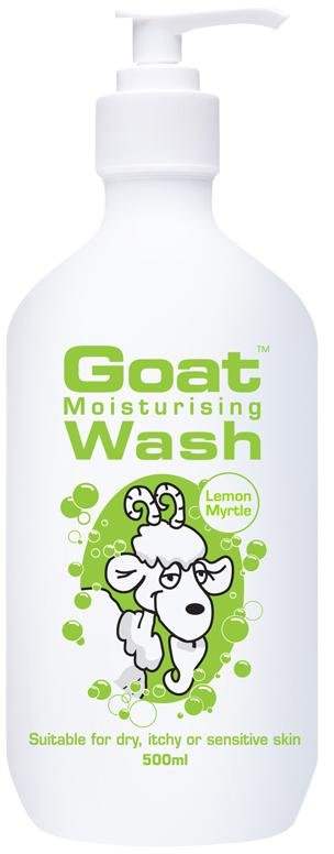 Goat Goat Soap Australia Goat Moisturising Wash Lemon Myrtle 500ml