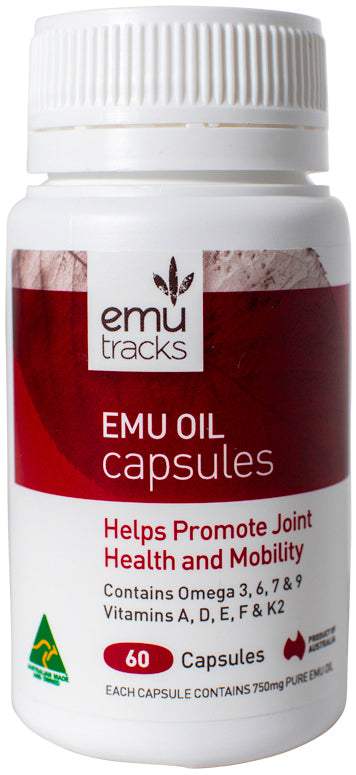 Emu Tracks Emu Tracks Emu Oil Capsules 60c