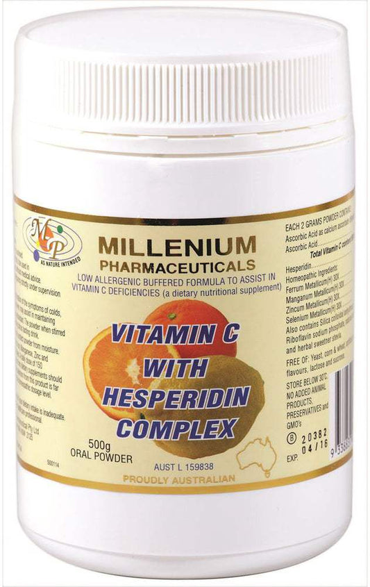 Millenium Millenium Pharmaceuticals Vitamin C with Hesperidin Complex Oral Powder 500g