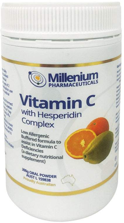 Millenium Millenium Pharmaceuticals White Vitamin C with Hesperidin Complex Oral Powder 200g