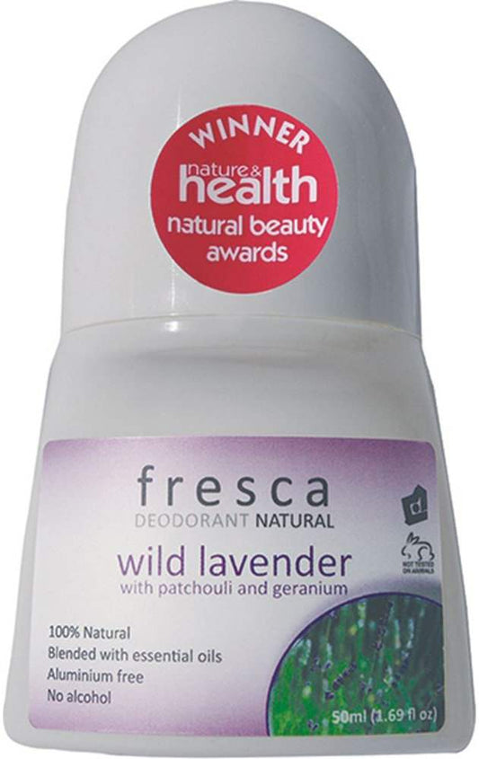 Fresca Fresca Natural Deodorant Wild Lavender (with Patchouli & Geranium) 50ml