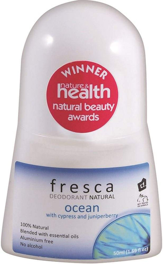 Fresca Fresca Natural Deodorant Ocean (with Cypress & Juniper Berry) 50ml