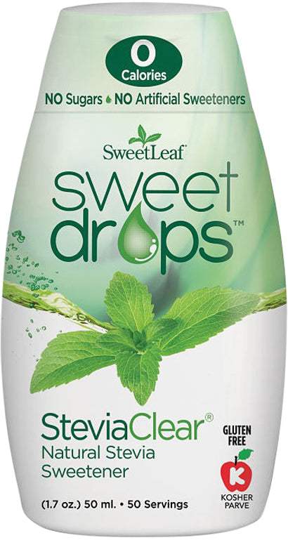 SweetLeaf Sweet Drops SteviaClear Liquid Squeeze Pack 50ml