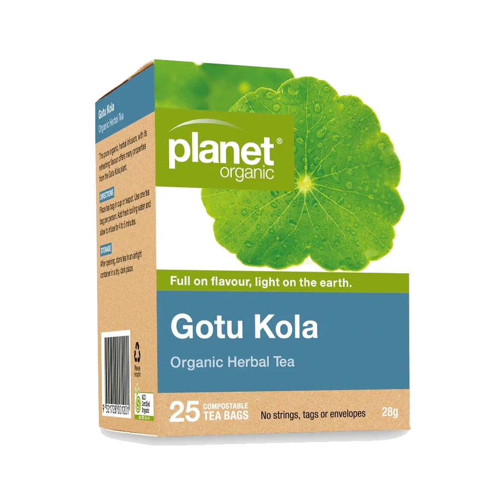 Planet Organic Planet Organic Organic Herbal Tea Gotu Kola x 25 Tea Bags