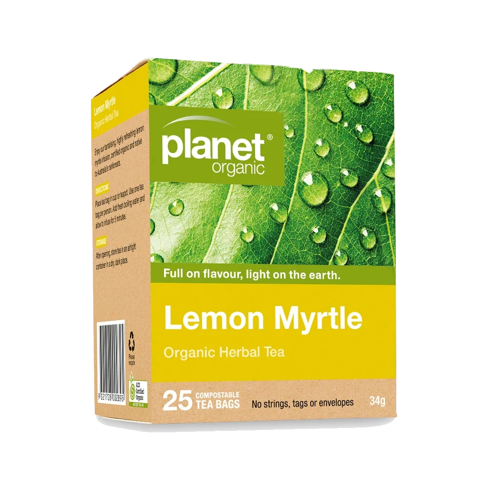 Planet Organic Planet Organic Organic Herbal Tea Lemon Myrtle x 25 Tea Bags