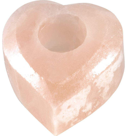 Saltco SaltCo Salt Crystal Tea Light Heart