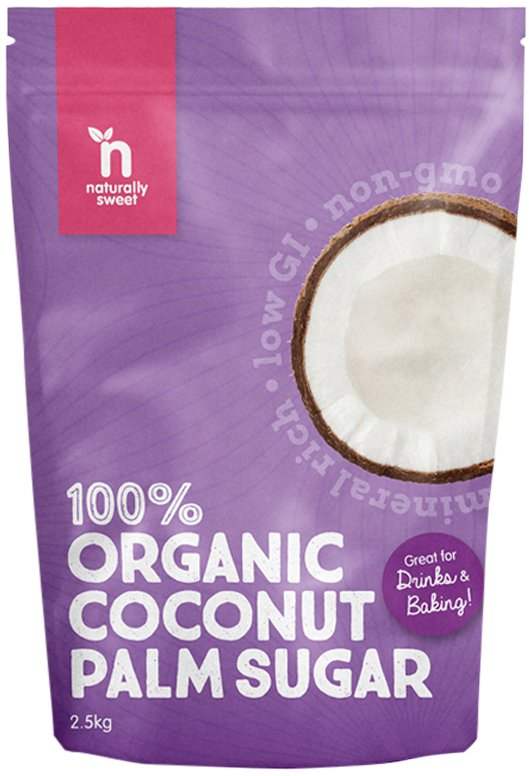 Naturally Sweet Naturally Sweet 100% Organic Coconut Palm Sugar 2.5kg