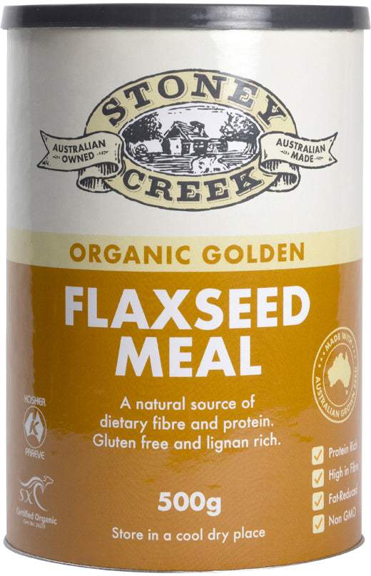 Stoney Creek Organic Flaxseed Meal Golden 500g
