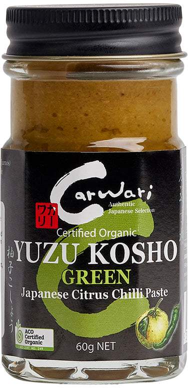Carwari Carwari Organic Yuzu Kosho (Japanese Citrus Chilli Paste) Green Jar 60g