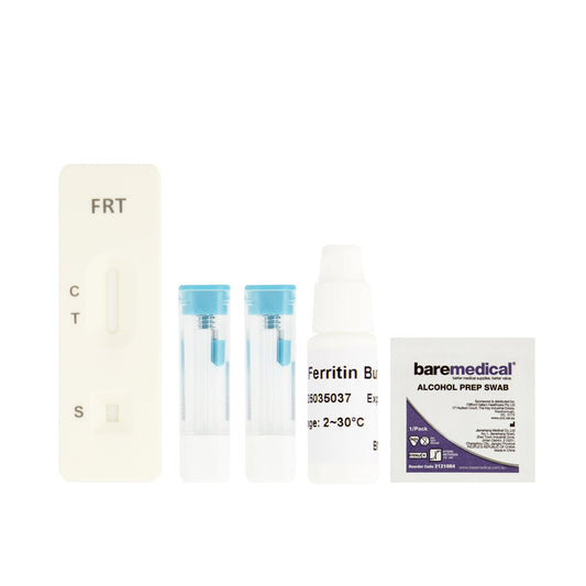 FERRITIN RAPID TEST (IRON)CASSETTE SELF TESTING KIT BAREMEDICAL