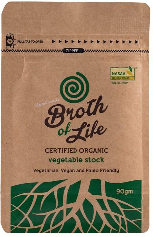 Broth Of Life BROTH OF LIFE ORGANIC VEGETABLE STOCK 90G CH2 REDUNDANT