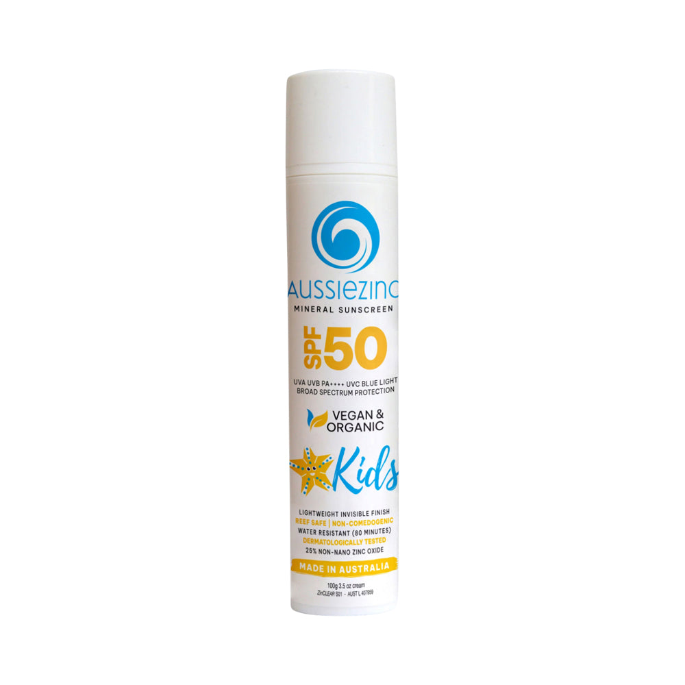 AUSSIEZINC MINERAL SUNSCREEN KIDS SPF50 100G