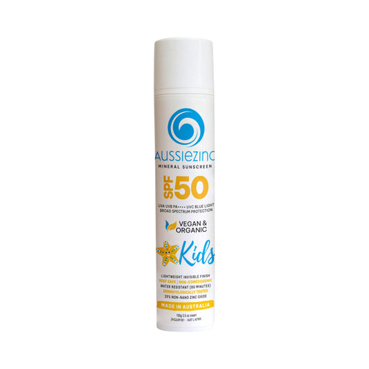 AUSSIEZINC MINERAL SUNSCREEN KIDS SPF50 100G