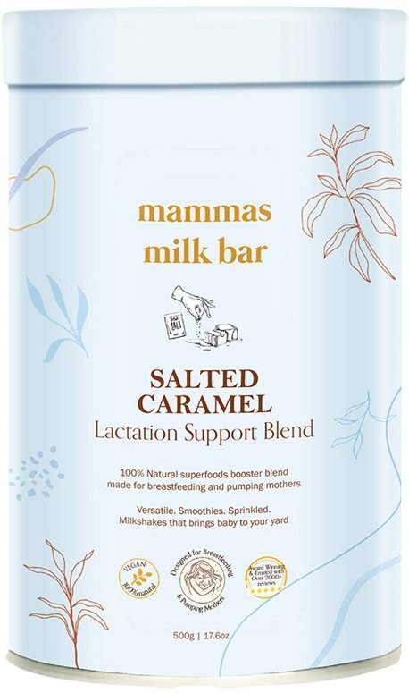 Mammas Milk Bar MAMMAS MILK BAR SALT CARAMEL LACTATION SUPPORT BLEND 500G