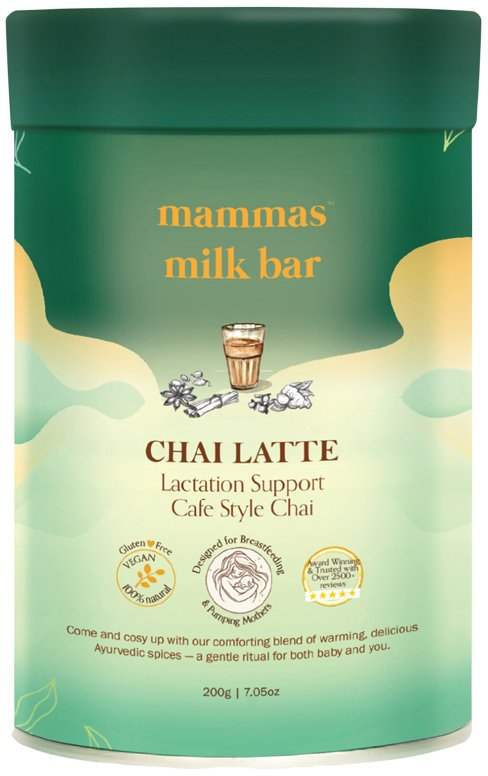 Mammas Milk Bar MAMMAS MILK BAR CHAI LATTE LACTATION SUPPORT CAFE STYLE CHAI 200G
