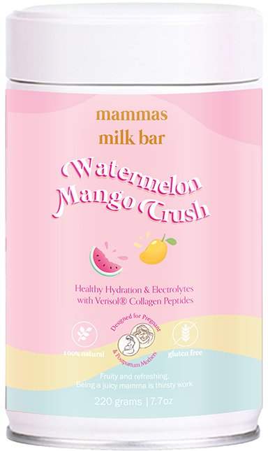 Mammas Milk Bar MAMMAS MILK BAR WATERMELON MANGO CRUSH HYDRATION & ELECTROLYTES 220G SELL THROUGH NEW SKU 2965287