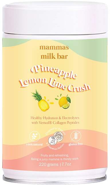 Mammas Milk Bar MAMMAS MILK BAR PINEAPPLE LEMON LIME CRUSH HYDRATION & ELECTROLYTES 220G SELL THROUGH NEW SKU 2965295