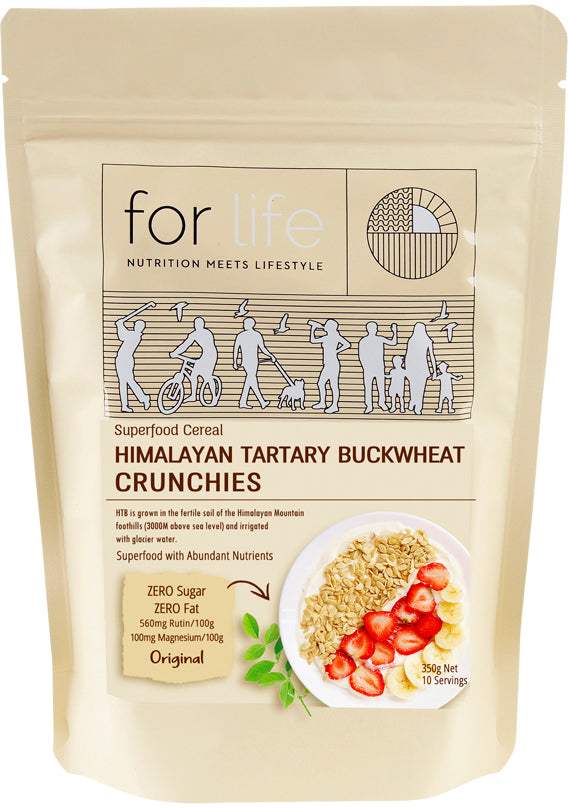 For Life FORLIFE NUTRITION HIMALAYAN TARTARY BUCKWHEAT CRUNCHIES ORIGINAL 350G