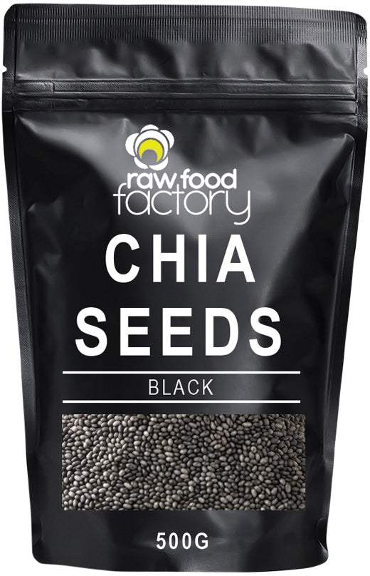 Raw food factory RAW FOOD FACTORY CHIA SEEDS BLACK 500G