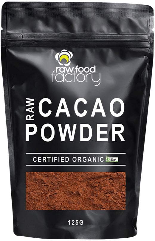 Raw food factory RAW FOOD FACTORY ORGANIC RAW CACAO POWDER 125G